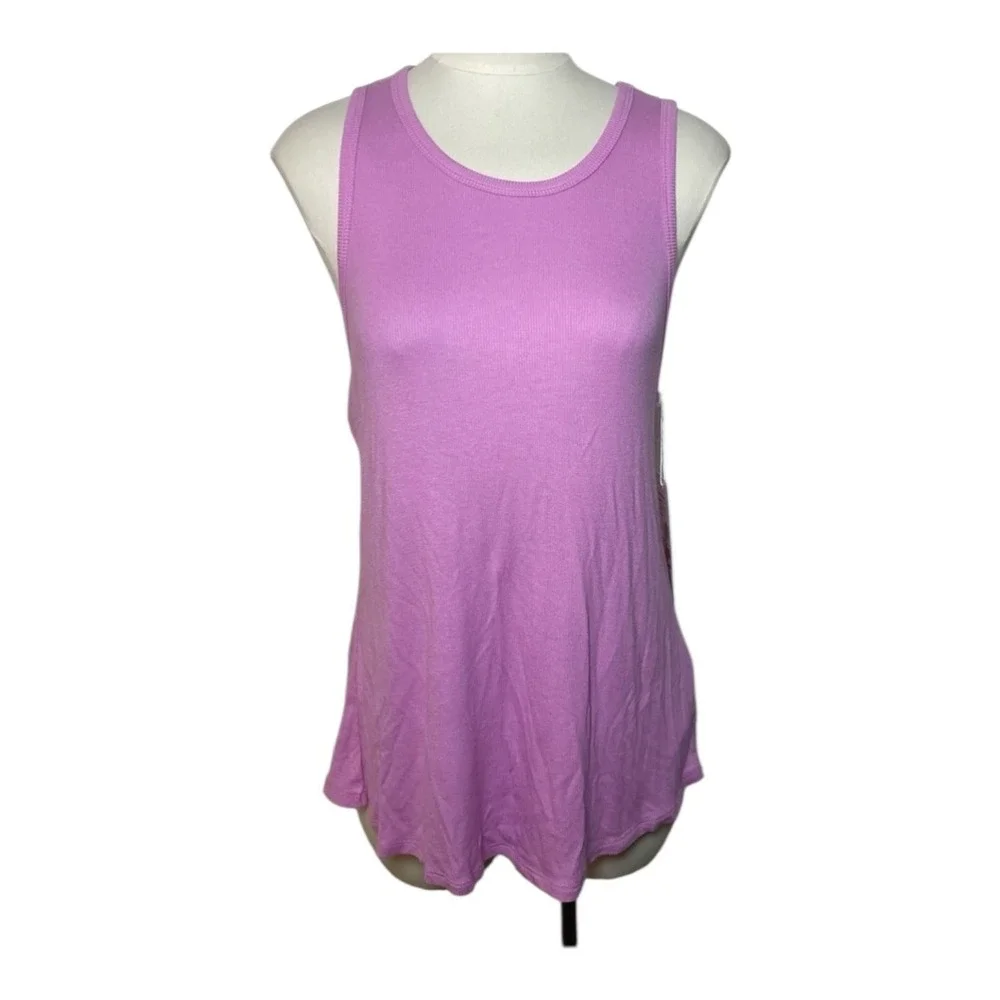 Balance Collection Pink Open Back Tank Top Women M Yoga Workout Athleisure - Picture 3 of 8